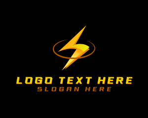 Power - Thunder Energy Letter S logo design