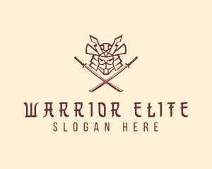 Strong Ninja Warrior logo design