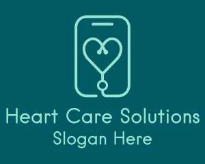 Mobile Heart Health  logo design