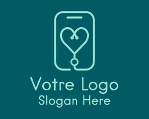 Outline - Mobile Heart Health logo design
