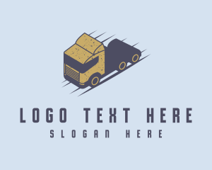 Transportation - Cargo Trucking Transport logo design