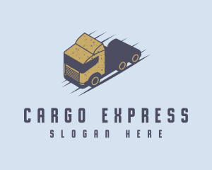 Cargo Trucking Transport logo design