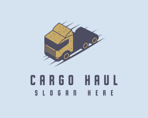 Cargo Trucking Transport logo design