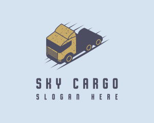 Cargo Trucking Transport logo design