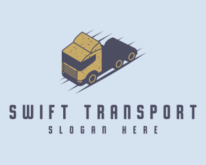 Cargo Trucking Transport logo design