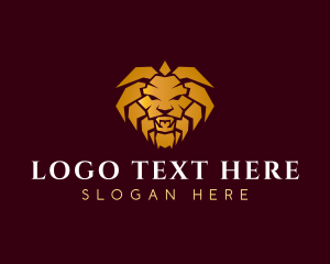 Lion - Fierce Angry Lion logo design