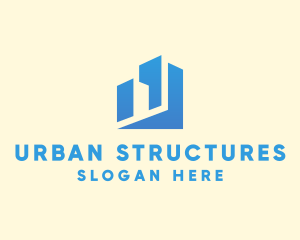 Buildings - Simple City Buildings logo design