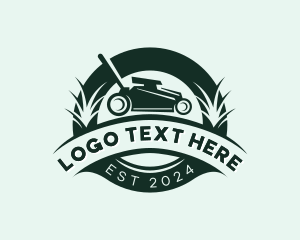 Lawn Mower - Lawn Mower Landscaping logo design