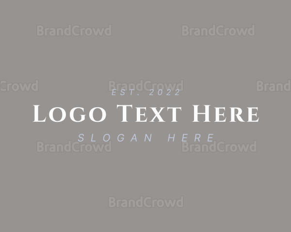 Elegant Beauty Wordmark Logo