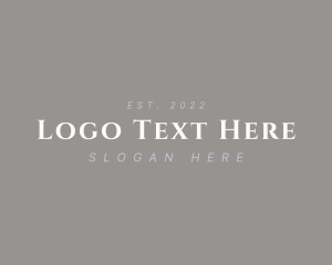 Make Up - Elegant Beauty Wordmark logo design