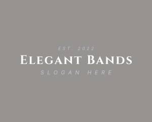 Elegant Beauty Wordmark logo design