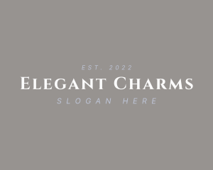 Elegant Beauty Wordmark logo design