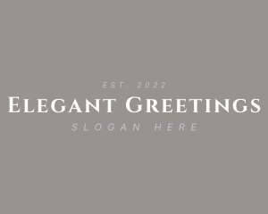 Elegant Beauty Wordmark logo design