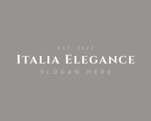 Elegant Beauty Wordmark logo design