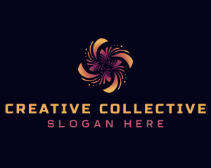 Decorative Flora Media logo design