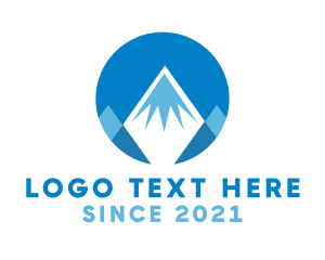 Peak - Circle Mountain Peak logo design