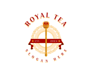 Luxury Royal Scepter logo design