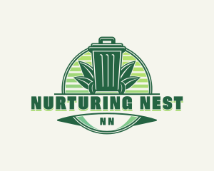 Leaf Garbage Disposal logo design