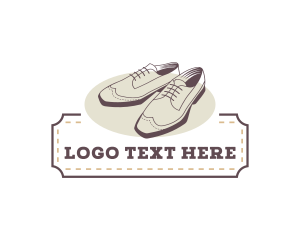 Leather - Vintage Formal Shoes logo design