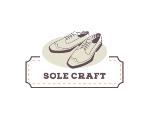 Vintage Formal Shoes  logo design