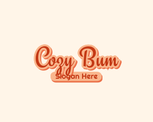 Retro Cozy Salon logo design