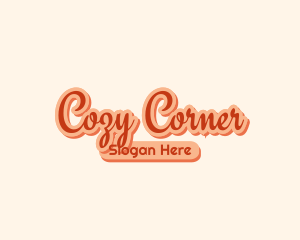 Retro Cozy Salon logo design