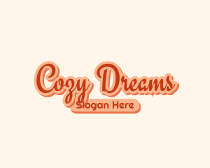 Retro Cozy Salon logo design