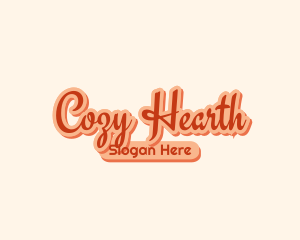 Retro Cozy Salon logo design