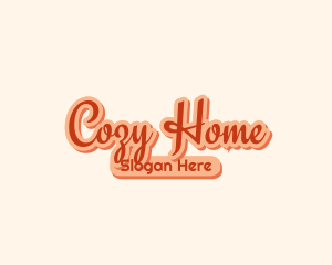 Retro Cozy Salon logo design