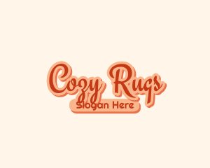 Retro Cozy Salon logo design