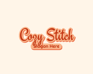 Retro Cozy Salon logo design