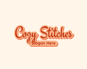 Retro Cozy Salon logo design