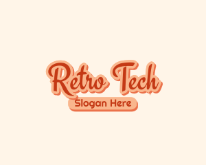 Retro Cozy Salon logo design