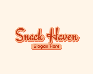 Retro Cozy Salon logo design