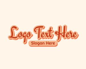 Hair - Retro Cozy Salon logo design