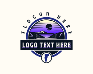 Map - Vermont Lake Park logo design