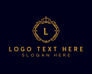 Elegant - Luxury Crown Jewelry logo design