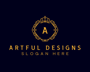 Luxury Crown Jewelry logo design