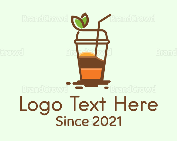 Orange Juice Drink Logo