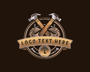 Remodeling - Hammer Carpentry Roofing logo design