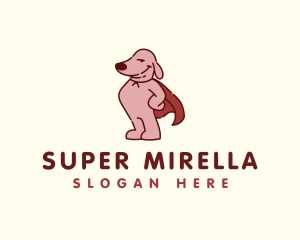 Canine Dog Super Hero Logo