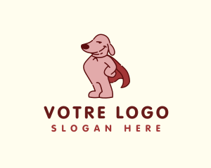 Canine Dog Super Hero Logo