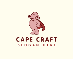 Cape - Canine Dog Super Hero logo design