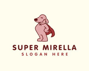 Canine Dog Super Hero logo design