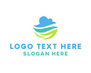 Environment - Nature Cloud Sky logo design