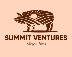 Sunrise Pig Farm  logo design