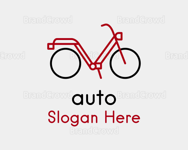 Bike Bicycle Outline Logo