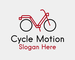 Bike Bicycle Outline logo design