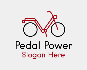 Bike Bicycle Outline logo design