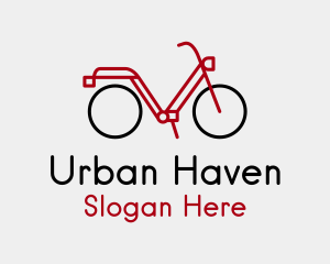 Bike Bicycle Outline logo design